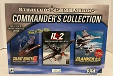 IL2 WWII Sturmovik Silent Hunter Flanker Combat Simulator SIM NTSC Big Box NEW picture