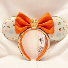 Disney Parks The Orange Bird Epcot Flower Garden Loungefly Minnie Ears Headband picture