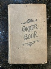 Antique Order Book 1902-1927 Bedford Pa picture