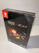 STEELBOOK EDITION HERETIC + HEXEN LIMITED RUN GAMES SWITCH U.S. ESRB UPGRADED picture