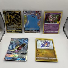 Pokémon card Lot (10) Eternatus V, Ditto VMAX, Gyarados GX, and Zamazenta V. picture