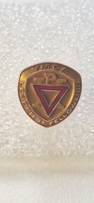 VINTAGE YMCA LEADERS FELLOWSHIP 10-K GOLD CTO SCREWBACK PIN ( STAMPED 10-K CTO ) picture