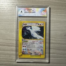 Pokemon Lugia Crystal Type 149/147 Holo Eng 2002 Grade 8 picture
