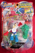 BOMBERMAN JETTERS White Bomberman Mighty Figure Vintage Rare with Boxed Takara picture