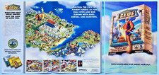 Fold-Out Poster 2000 Zeus Master Of Olympus PC Original Promo Print Ad Art picture