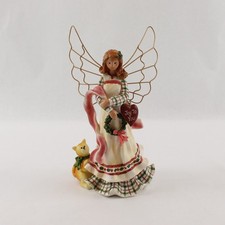 Roman Inc Shelly Rasche 2003 Christmas Angel Resin Figurine Home Decor 8.5