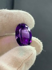 Genuine Amethyst Sourced from Africa, Faceted in Pakistan /22+ carats picture