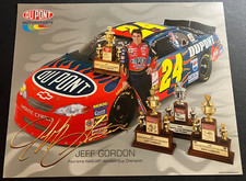 2002 Jeff Gordon #24 Dupont Chevy Monte Carlo - NASCAR Hero Card Handout picture