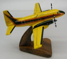 HS-748 Austin Airways HS748 Airplane Desktop Wood Model Regular picture