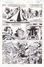 2099 Unlimited #8 pg 54 Ernie Colon Original Comic Art DOOM picture
