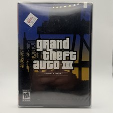 Grand Theft Auto 3 Double Pack (Sony PlayStation 2, 2003) *SEALED* w/ PET Case picture