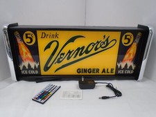 Vernor's Ginger Ale LED Display lighted sign lightbox Wall hanging Light picture