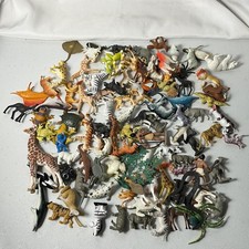Large Lot Assorted Plastic Zoo Farm Marine Animals Figures Toy Collection picture