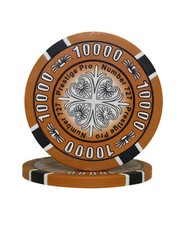 50pcs Prestige Pro 727 Printing Poker Chips $10000 picture