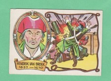 1961 FLEER PIRATES BOLD  CARD  # 5  Hendrik Van Broek No creases picture