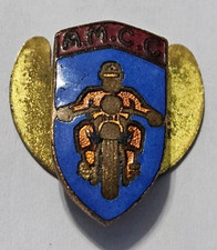 RARE A.M.C.C 1930 Auto Moto Club MEMBER BUTTONHOLE LAPEL BADGE Motorcycling picture