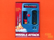 Mattel Electronics Missile Attack handheld box art 2x3