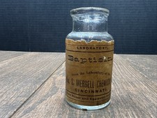 Vintage WM,S, MERRELL CHEMICAL COMPANY BOTTLE CINCINNATI OHIO 6th & Eggleston picture