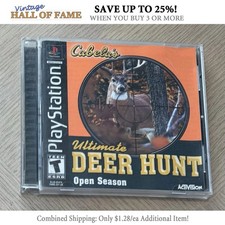 Cabela's Ultimate Deer Hunt  - Complete CIB Black Label - PlayStation 1 Game PS1 picture