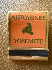 Vintage 1930s-40s Ahwahnee Yosemite Hotel Matchbook National Park California picture