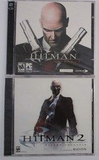Video Game PC Hitman 2 Silent Assassin + Hitman Contracts 2 games NEW Jewel picture