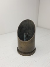 Antique WWI WWII Trench Art Candle Stick Holder Cartridge Shell Artillery VTG picture