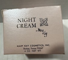 VTG Mary Kay Night Cream 4 Oz NOS New Old Stock Pink Jar w/ Box Rare picture