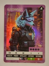Tribes of Wondervale 1st Edition GLITCHWULF #142 Holo Rare Card picture