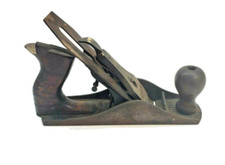 Shelton Wood Plane Metal Base Smooth Wood Plane 10”L x 2 7/16”W x 4 ½”H Vintage picture