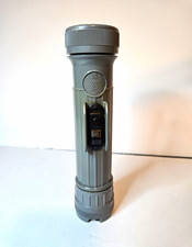 Fulton MX-993/U NOS Vintage USN Military Flashlight Gray w/ Color Lenses picture