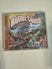 Rollercoaster Tycoon 3 Soaked Expansion Pack PC CD-ROM Jewel Case Atari 2005 picture