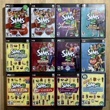 The Sims 2 PC Lot of 12 Base Game & Expansion's Add On Bundle Windows EA Games picture