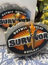 Hallmark Keepsake 2009 Survivor Outwit Outplay Outlast Ornament Torch Lights Up picture
