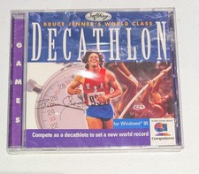 Bruce Jenner's World Class Decathlon PC Game NEW OLD STOCK SEALED Soft Key picture