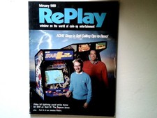 RePlay Magazine February 1989 Nintendo Ghouls N Ghosts Narc Tetris Turbo Drive picture