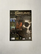 Enclave Original Xbox Exclusive RPG Video Game Skull Print Ad Vtg 2002 picture