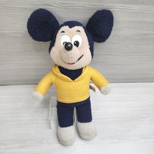 Vintage 1978 Knickerbocker Mickey Mouse Plush Yellow Hoodie Walt Disney 15