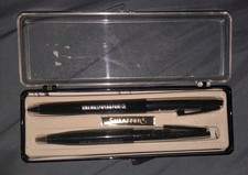 Sheaffer's Black Fountain Pen Pencil W/ Case Iowa Wallpaper & Photo Clinton Iowa picture