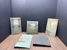 Lot Of 5 Vintage Post Card Albums Early 1900’s ( ALBUMS ONLY NO POST CARDS)  picture