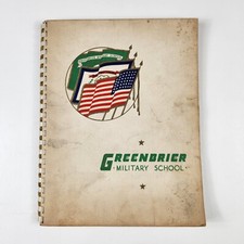 1944 1945 Greenbrier Military School Yearbook Catalogue Lewisburg West Virginia picture
