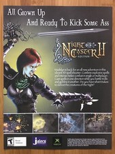 NightCaster II 2: Equinox Xbox 2002 Vintage Print Ad/Poster Art Official RPG picture