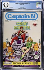 Captain N The Game Master #5 - CGC 9.8 - WP - NM/MT - Nintendo - Valiant 1990 picture