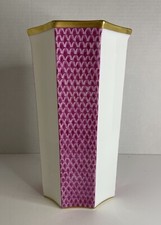 Fitz & Floyd Tall Vase Unique, Hand Painted