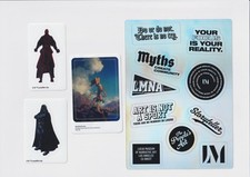 Lucas Museum of Narrative Art Sticker Set Darth Vader Maul Maxfield Parrish picture