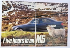 Vintage BMW 1996 M5 Print Advertisement - Five hours in an M5 picture