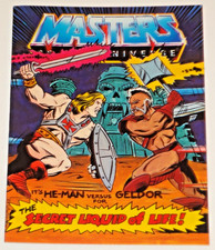 1983 MATTEL SECRET LIQUID OF LIFE MASTERS OF THE UNIVERSE MINI COMIC VF- HE-MAN picture