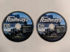 Trainz: Railwayz (PC CD-ROM, 2007) Train Simulator, Discs Only, 2 Discs picture