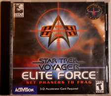 STAR TREK VOYAGER ELITE FORCE PHASERS (WINDOWS 95/98/NT/2000) VTG SHOOTER GAME picture