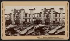 Richmond VA 1865 Civil War Ruins of Richmond Petersburg Railroad Depot picture