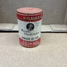 Vintage Forbes Martha Washington Salt Petre Spice Cardboard 4oz St Louis MO picture